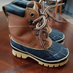 Northwest Territory Brown and Blue Duck Boots Waterproof 10